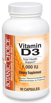 Vitamin D3 - 1000 IU Capsules